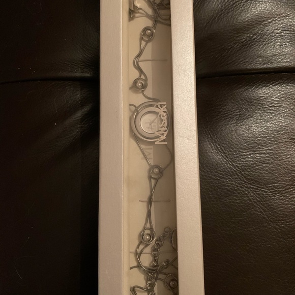 Misaki wrap watch in stainless steel and pearls - Picture 3 of 5